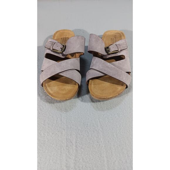 Comfortiva gervais Pillowtop Memory Foam Sandals Crisscross Buckle Women’s 8.5M - Picture 1 of 5